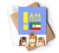 I Am From Equatorial Guinea Postcards Envelopes Cards Mailing Year Horse