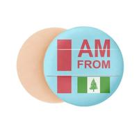 I Am From Norfolk Island Art Deco Fashion Air Cushion Makeup Foundation Sponge Powder Puff