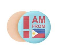 I Am From Philippines Art Deco Fashion Air Cushion Makeup Foundation Sponge Powder Puff