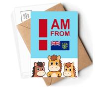 I Am From Pitcairn Islands Postcards Envelopes Cards Mailing Year Horse