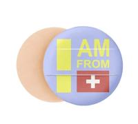I Am From Switzerland Art Deco Fashion Air Cushion Makeup Foundation Sponge Powder Puff