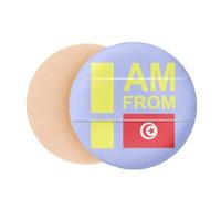 I Am From Tunisia Art Deco Fashion Air Cushion Makeup Foundation Sponge Powder Puff