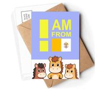 I Am From Vatican City Art Deco Fashion Postcards Envelopes Cards Mailing Year Horse