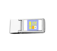 I Am from Vatican City Art Deco Fashion Slim Money Clip Stainless Holder Pocket Wallet