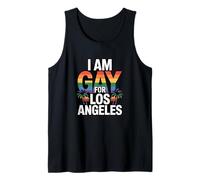 I Am Gay for Los Angeles Rainbow LGBTQ Pride LA Tank Top