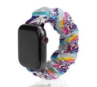 I Am Gay LGBT Siberian Husky Replacement Watchband Cute Printed Watch Strap Elastic Solo Loop Bands Compatible for Apple Watch 42mm/44mm