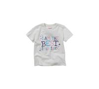 I Am! Girl's I am the Best Little Sister T-shirt in Ivory | Size: 3-4 Years I Am! Ivory 3-4 Years