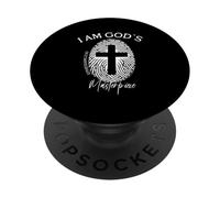 I AM GOD`S MASTERPIECE CHRISTIAN EPHESIANS 2:20 PopSockets Adhesive PopGrip