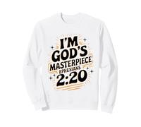 I Am God's Masterpiece Christian Bible Verse Sweatshirt