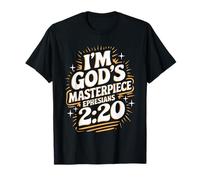 I Am God's Masterpiece Christian Bible Verse T-Shirt
