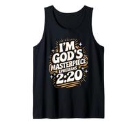 I Am God's Masterpiece Christian Bible Verse Tank Top