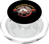 I Am Good Kitty Funny Possum Funny Cat Pet Retro PopSockets PopGrip for MagSafe