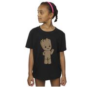 I Am Groot Cute Groot Cotton T-Shirt Marvel Black 3-4 Years
