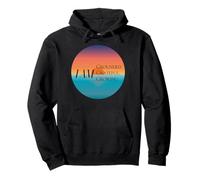 I AM Grounded Grateful Growing Sunset Affirmation Pullover Hoodie