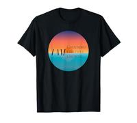 I AM Grounded Grateful Growing Sunset Affirmation T-Shirt