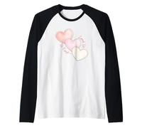 I Am His He is Mine Love Hearts Christian Faith Valentine Raglan Baseball Tee