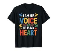 I Am His Voice He is My Heart, SPED Teacher Warrior T-Shirt