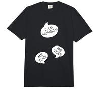 I Am Hungry Me to - Baby Bump Design Twins - Twin Pregnancy Comfort Colors Adult Heavyweight T-Shirt