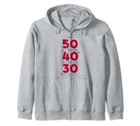 I Am I'm 50 Years Old Im Fifty Fiftieth 50th Birthday Decor Zip Hoodie