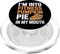 I Am Into Fitness Pumpkin Thanksgiving PopSockets PopGrip for MagSafe