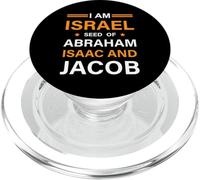 I am Israel Seed Of Abraham Isaac and Jacob Hebrew Israelite PopSockets PopGrip for MagSafe