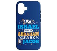 I Am Israel Seed Of Abraham Isaac And Jacob Jew Religion Case for iPhone 16