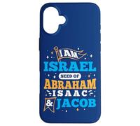 I Am Israel Seed Of Abraham Isaac And Jacob Jew Religion Case for iPhone 16 Plus