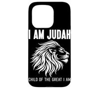 I Am Judah Child Of The Great I Am Lion Faith Christian Case for iPhone 15 Pro