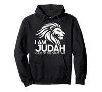 I Am Judah Child Of The Great I Am Lion Faith Christian Pullover Hoodie
