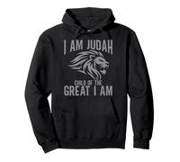 I Am Judah Child Of The Great I Am Lion Faith Christian Pullover Hoodie