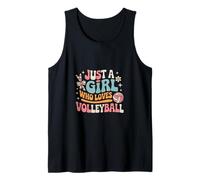 I Am Just a Girl Who Loves Volleyball Simple Sporty Look Tank Top