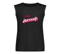 I Am Kenough Trendy Mens Sleeveless T-Shirt Black Unisex Mens Vest Tank Tees L