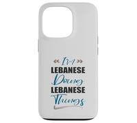 I am Lebanese Doing Lebanese things Funny Lebanon Lover Case for iPhone 13 Pro