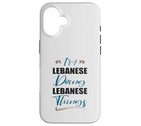 I am Lebanese Doing Lebanese things Funny Lebanon Lover Case for iPhone 16