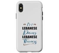 I am Lebanese Doing Lebanese things Funny Lebanon Lover Case for iPhone X/XS