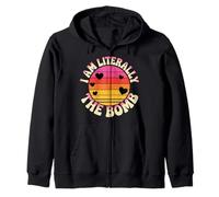 I Am Literally The Bomb Explosive Energy Vibes - Zip Hoodie