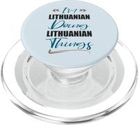 I am Lithuanian Doing Lithuanian things Lithuania Lover PopSockets PopGrip for MagSafe