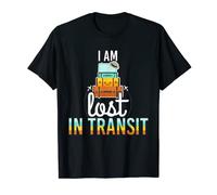 I Am Lost In Transit Luggage Pun Vacation Lovers T-Shirt