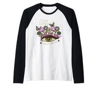 I Am Loving Awareness, Ram Dass Mantra, Mandala Raglan Baseball Tee
