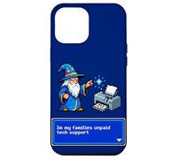 I am My Families Unpaid Tech Support Funny Wizard Printer Case for iPhone 12 Pro Max
