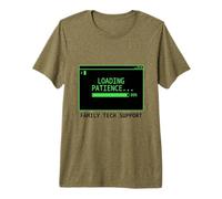 I Am My Families Unpaid Tech Support Patience Loading Premium T-Shirt