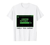 I Am My Families Unpaid Tech Support Patience Loading T-Shirt