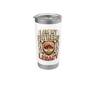 I Am My Fathers Legacy Dad in Heaven Stainless Steel Insulated Tumbler