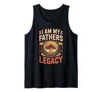 I Am My Fathers Legacy Dad in Heaven Tank Top