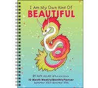 I Am My Own Kind of Beautiful 16-Month 2025-2026 Weekly/Monthly Planner Calendar