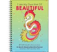 I Am My Own Kind of Beautiful 16-Month 2025-2026 Weekly/Monthly Planner Calendar
