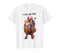 I am My own Muse - Frida Kahlo T-Shirt, Men, White, 5X-Large