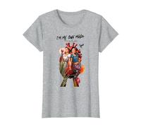I am My own Muse - Frida Kahlo T-Shirt, Women, Heather Grey, Medium