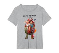 I am My own Muse - Frida Kahlo T-Shirt, Women's Plus, Heather Grey, 6X