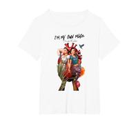 I am My own Muse - Frida Kahlo T-Shirt, Women's Plus, White, 1X